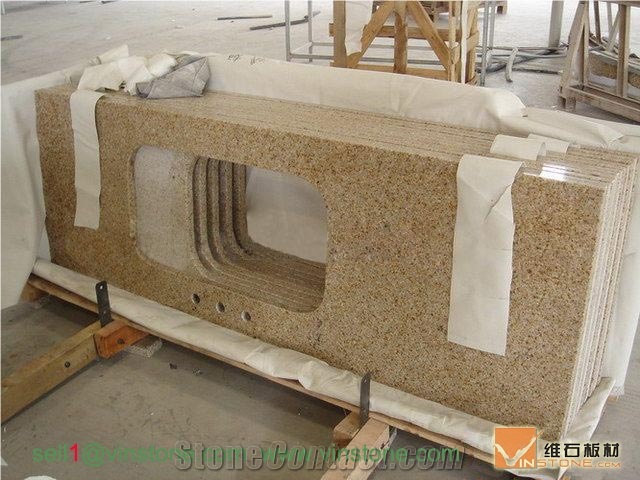 G682 Kitchen Countertop, Most Popular Yellow Granite from China