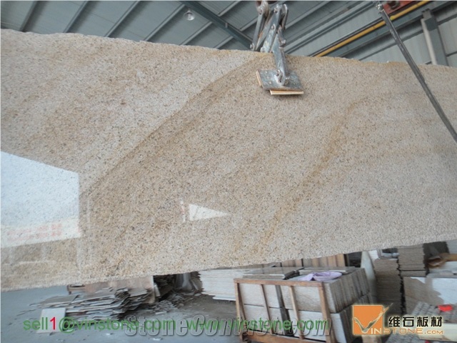 G682 Kitchen Countertop, Most Popular Yellow Granite from China