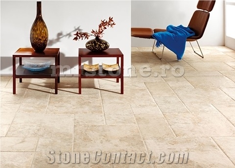 Classic Light Travertine French Pattern