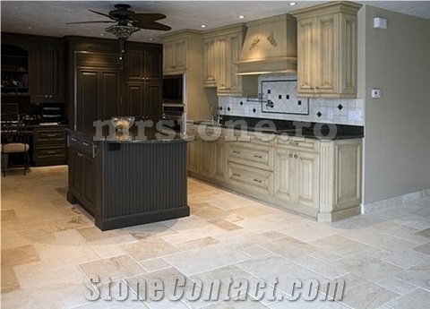 Classic Light Travertine French Pattern