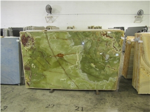 Green Onyx Block, Italy Green Onyx