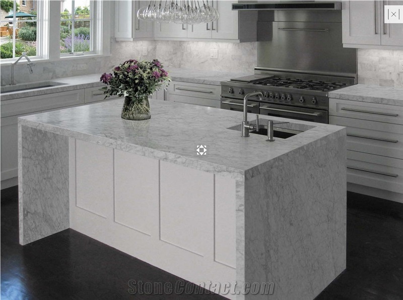 Bianco Carrara Marble Countertop