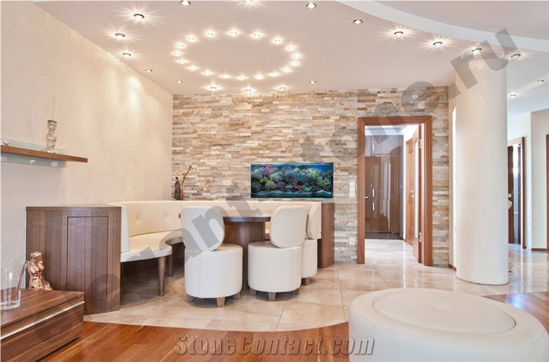 Golden Coast Quartzite Wall Panel