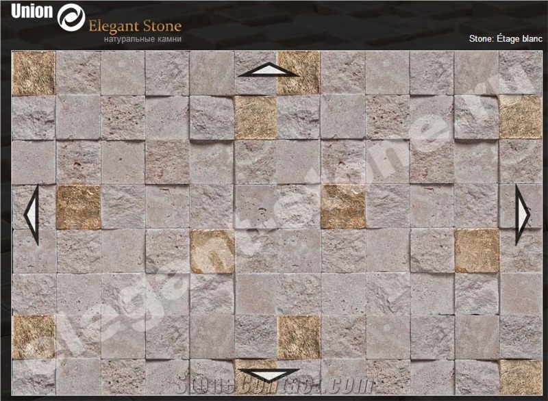 Safari Gold 3d Mosaic