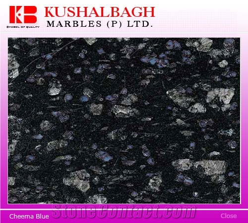 Cheema Blue Granite Slabs & Tiles, India Blue Granite