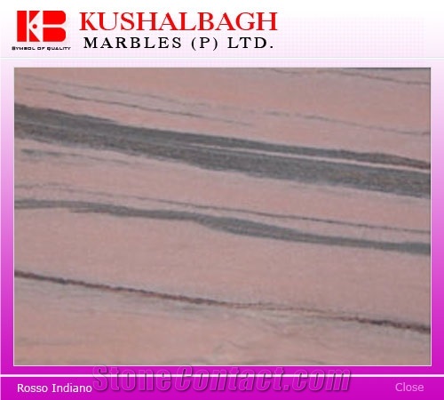 Rosso Indiano Pink Marble Slabs & Tiles