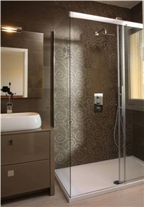 Grigio Foussana Limestone Shower Wall Tiles