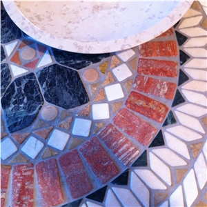 Mosaic Floor Medallion Mosaic Floor Medallion
