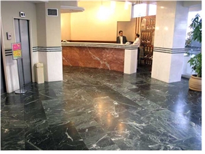 Tinos Green Marble Pavement