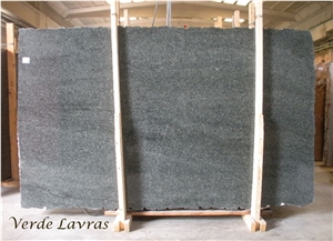 Verde Lavras Granite Slabs, Brazil Green Granite