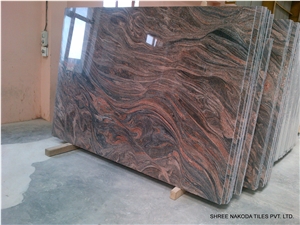 New Himalaya Red Granite Slabs & Tiles, India Red Granite