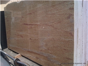 Sahara Gold Granite Slabs & Tiles, India Yellow Granite