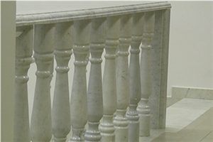Baluster in Koelga White Marble - Koelginskoe Marble