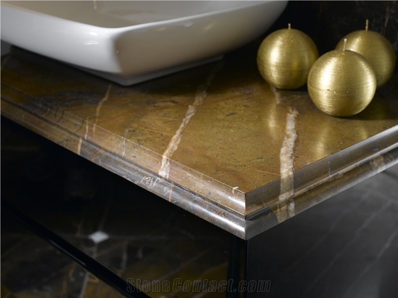 Terre Di Siena Marble Countertop