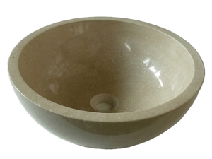 Crema Marfil Marble Wash Basin