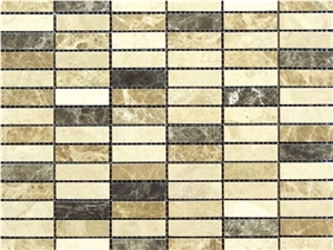 Emperador Mix Marble Mosaic - Polished