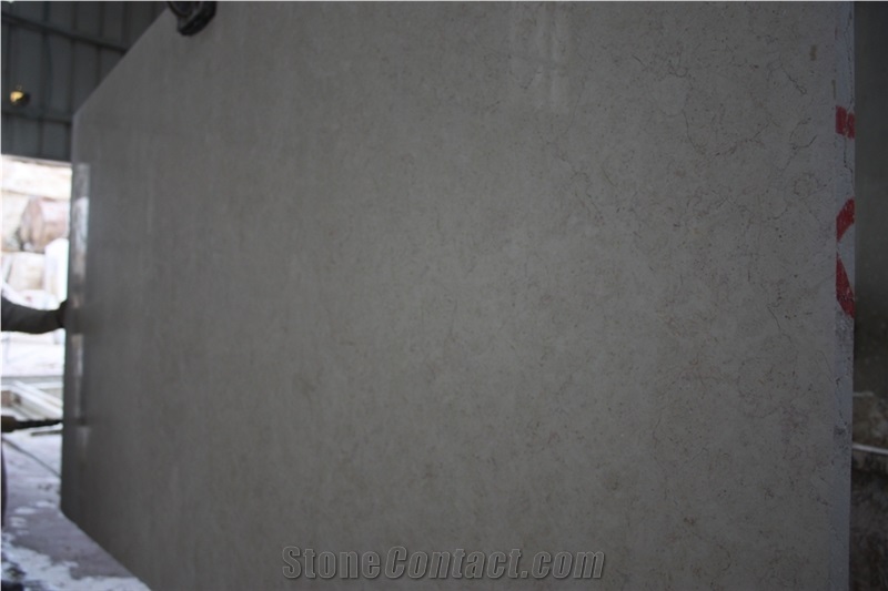 Hebron Snow Limestone Slabs, Palestine White Limestone