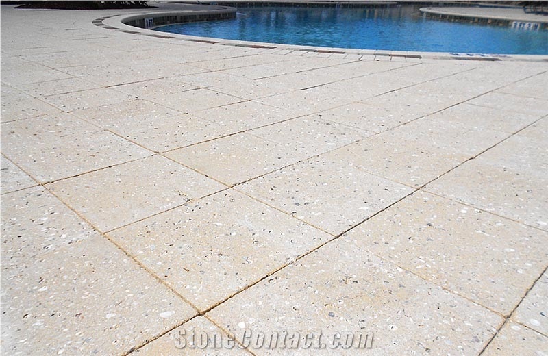 Coquina Shellstone (Conchuela Shellstone) Swimming Pool Paver