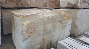 Yellow Travertine Slabs, Travertino Amarillo