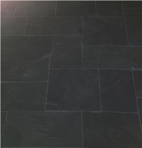 Brazilian Black Slate ( Montauk Black Slate ) Cleft Slate Pattern Tile Brazilian Black Slate ( Montauk Black Slate ) Cleft Slate Pattern Tile