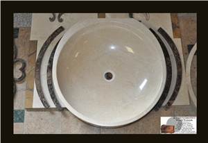 Apricena Filetto Limestone Sink