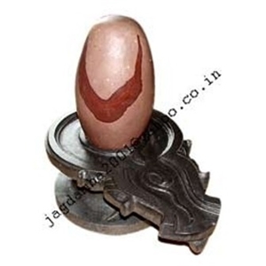Marble Shivling Statue with Narmada Shiva Lingam Marble Shivling Statue with Narmada Shiva Lingam