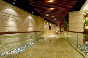 Golden Crystal Granite Floor Tiles, China Yellow Granite