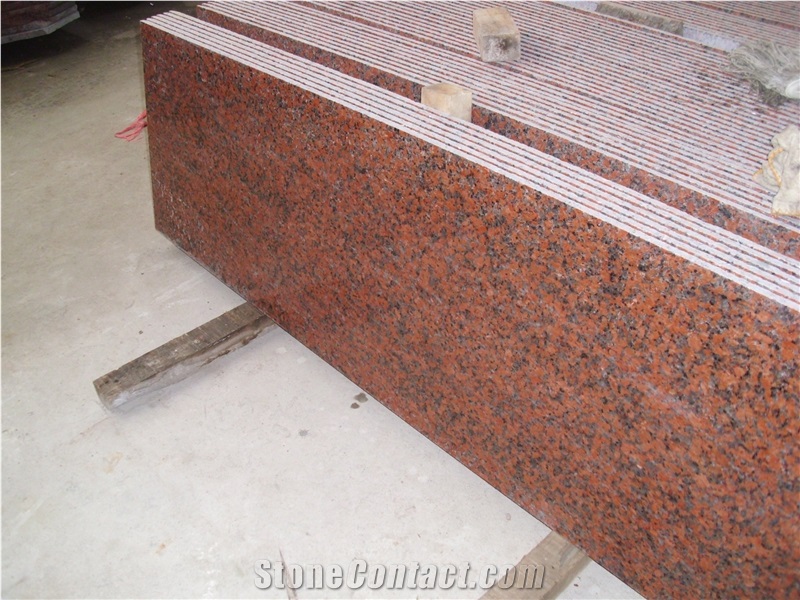 Maple Red Granite, China Red Granite Slabs & Tiles