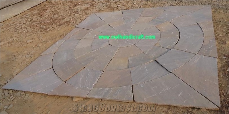 Autumn Brown Sandstone Circle, Brown Sandstone Circle