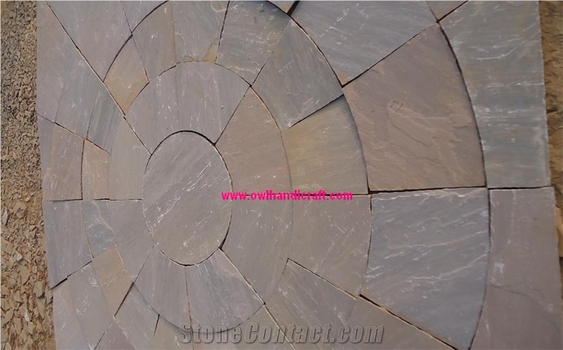 Autumn Brown Sandstone Circle, Brown Sandstone Circle