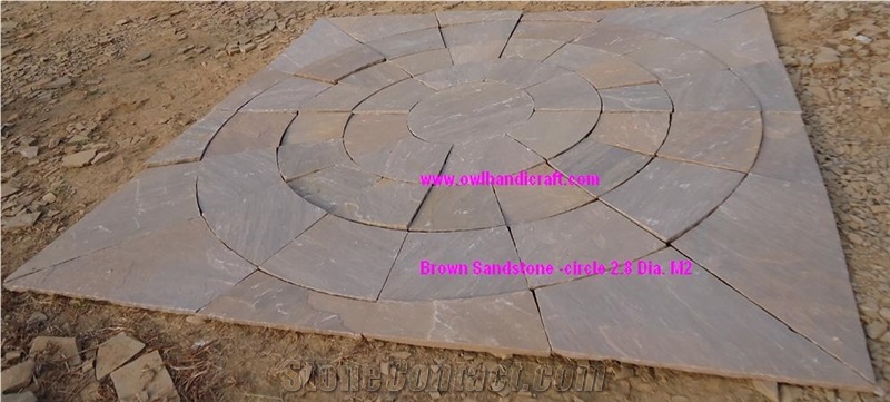 Autumn Brown Sandstone Circle, Brown Sandstone Circle