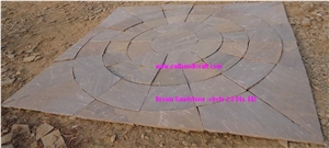 Autumn Brown Sandstone Circle, Brown Sandstone Circle