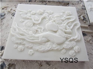 Hunan White Marble Religious Stone Relief Carving Hunan White Marble Religious Stone Relief Carving