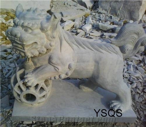 Marble Kylin Statue