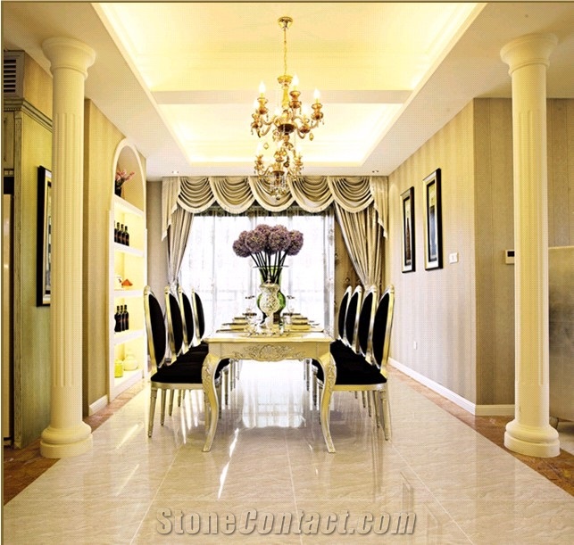 Amasya Beige Laminated Marble Tiles, Turkey Beige Marble