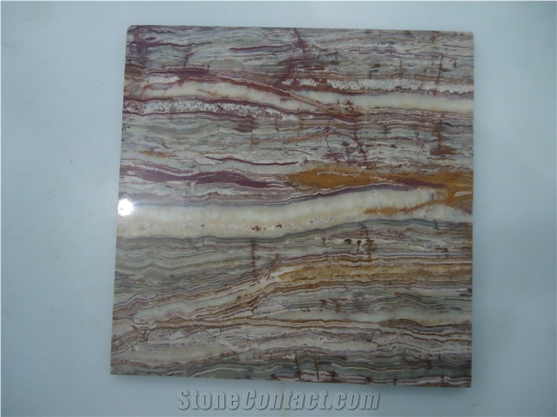 Cross Cut Onyx Slabs & Tiles, Multi Green Onyx Slabs & Tiles