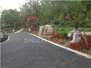 Granite Human Garden Sculpture, White Granite Sculptures