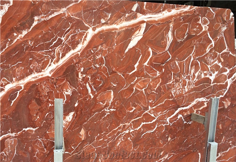 Rosso Carpazi Marble Tile & Slab, Red Marble