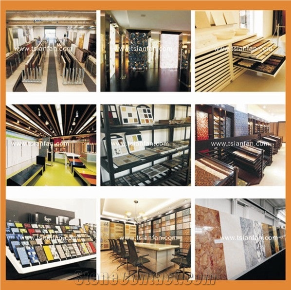 E001 Metal Stone Tile Display Rack