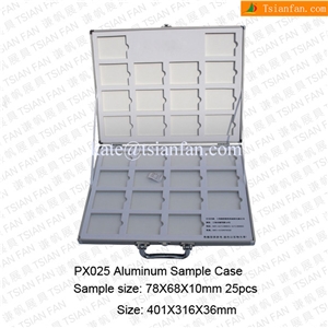 Px025 Tsianfan Portable Aluminum Suitcase to Show Stone on Fair