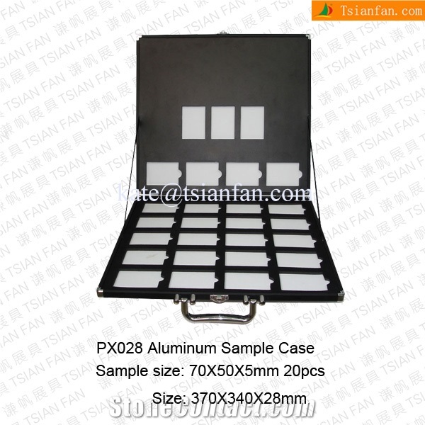 Px028 High Quality Aluminum Suitcase to Show Stone on Fair