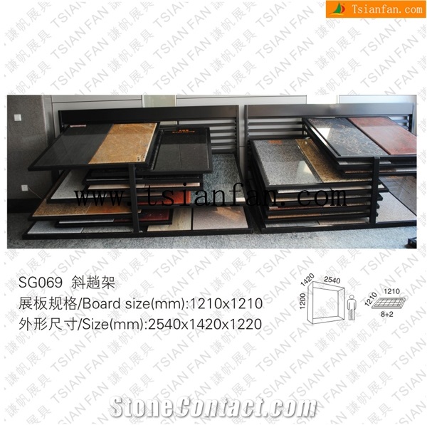 Sg069 Marble Sample Rack, Granite Display Stand,Stone Rack Display