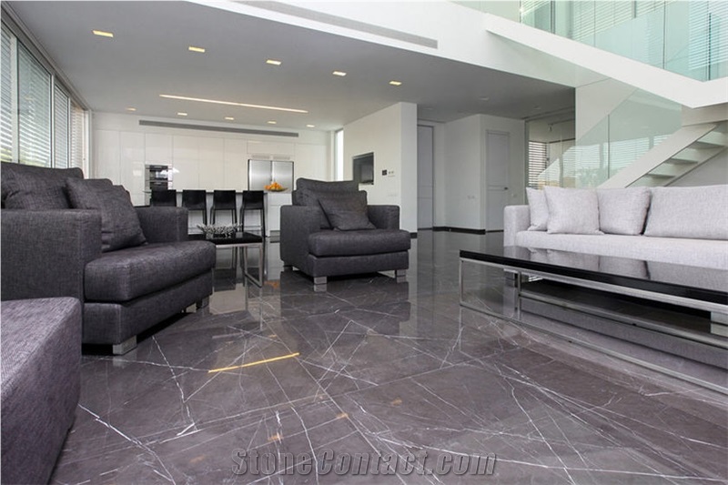 Grafite Marble Floor Tiles, Pakistan Brown Marble