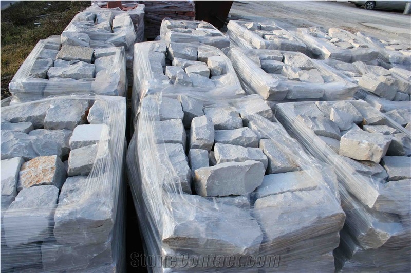 Grey Limestone Bricks for Masonry, Nanovitsa Grey Limestone Building & Walling