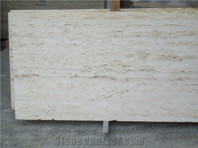 Travertino Flaminio Block, Italy White Travertine Blocks
