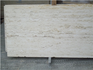 Travertino Flaminio Block, Italy White Travertine Blocks