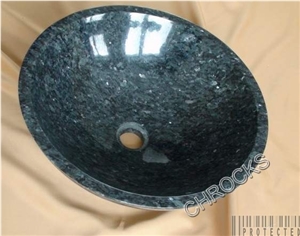 Blue Pearl Granite Washing Basin,Sink, Blue Pearl Granite Blue Stone Sinks