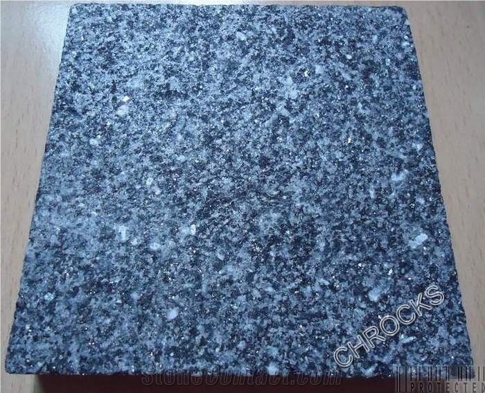 Brushed New Impala Black Granite Slabs & Tiles, China Black Granite