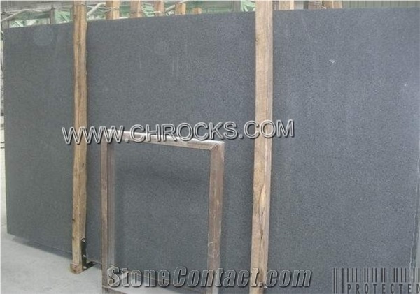 China Black Granite G654 Dark Grey Granite Tile, Padang Dark Granite, Black Sesame Granite,Impala Black Granite G654 Tiles / Slabs