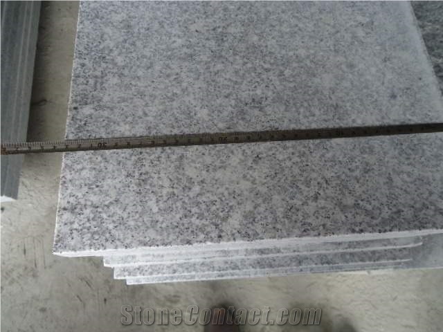 China Light Grey Granite G602 Stairs / Steps/ Staircase with Anti-Slip, Grey Light Granite Stairs / Step with Flamed Anti-Slip